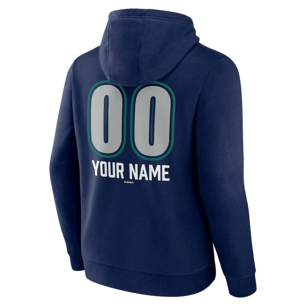 Seattle Mariners Personalized Name & Number Fastball Pullover Hoodie | MLB Discount