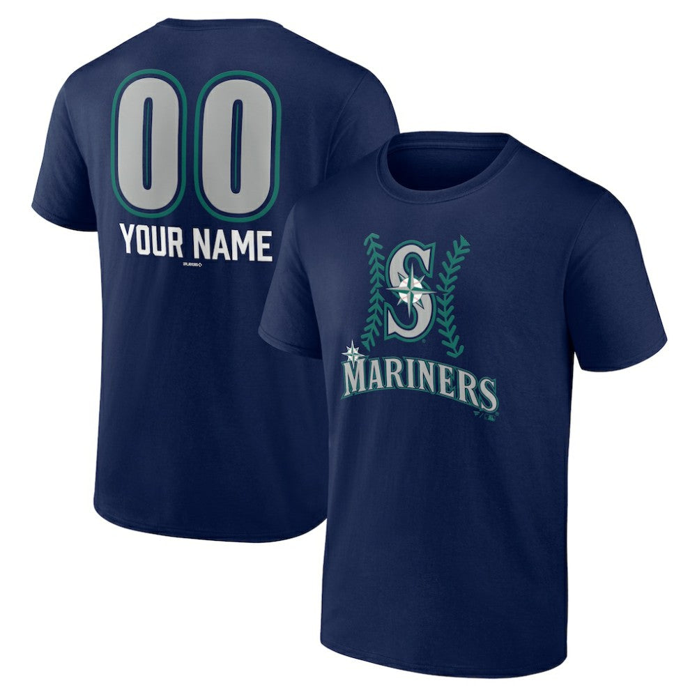 Seattle Mariners Personalized Name & Number Fastball T-Shirt | MLB US