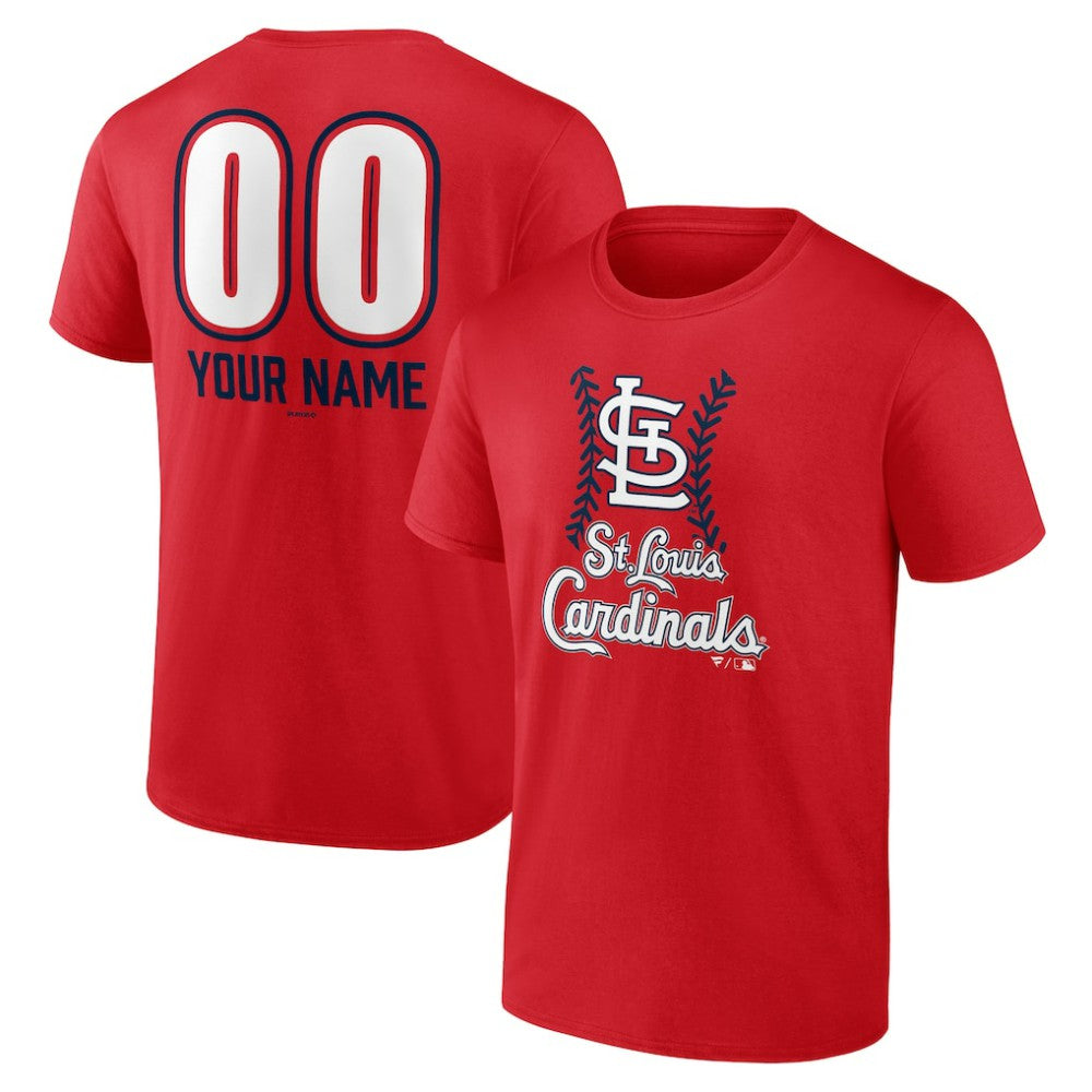 St. Louis Cardinals Personalized Name & Number Fastball T-Shirt | MLB New