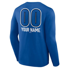 Toronto Blue Jays Personalized Name & Number Fastball Long Sleeve T-Shirt | MLB Near me