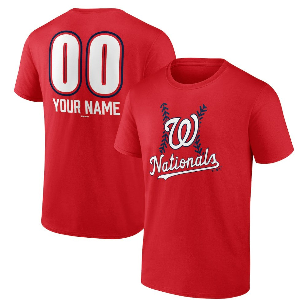Washington Nationals Personalized Name & Number Fastball T-Shirt | MLB For sale