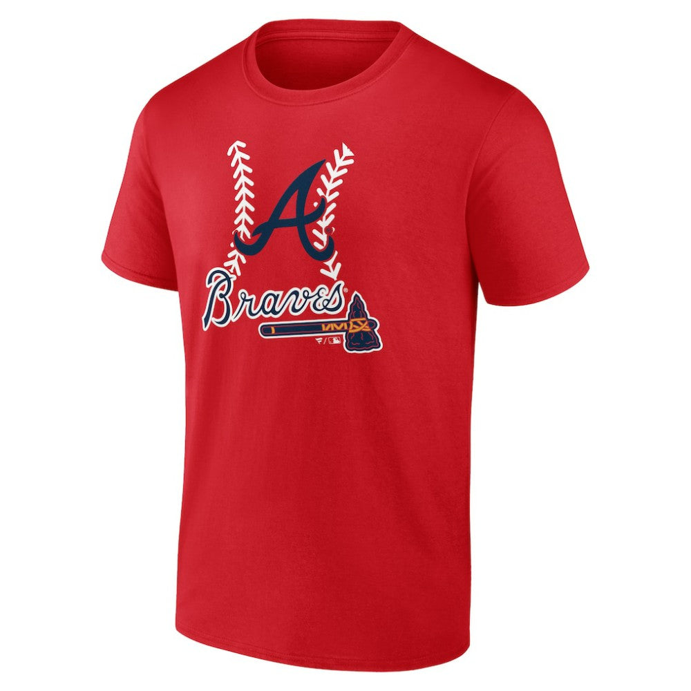 Atlanta Braves Personalized Name & Number Fastball T-Shirt | MLB For sale