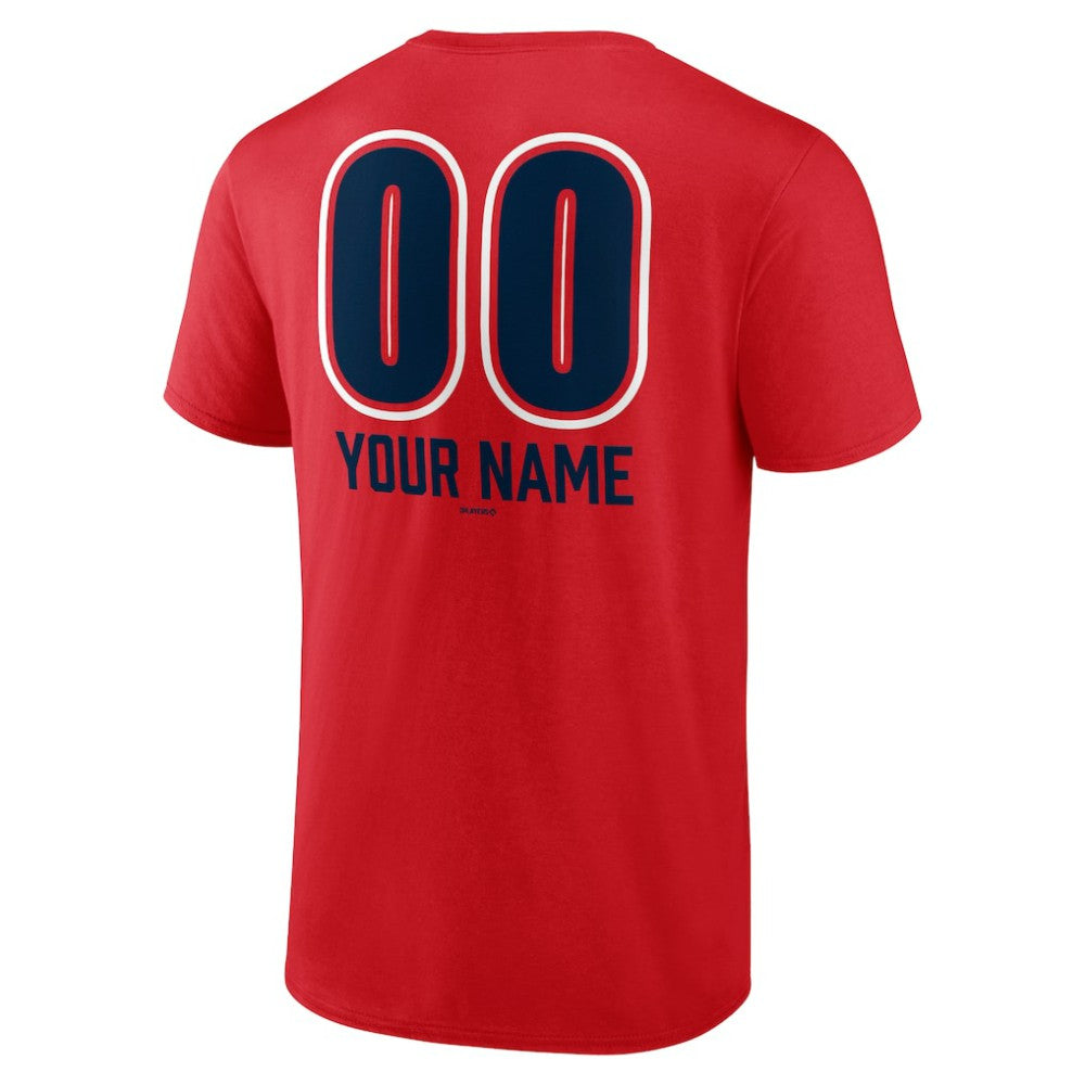 Atlanta Braves Personalized Name & Number Fastball T-Shirt | MLB For sale