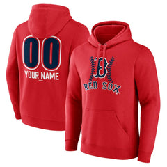 Boston Red Sox Personalized Name & Number Fastball Pullover Hoodie | MLB US