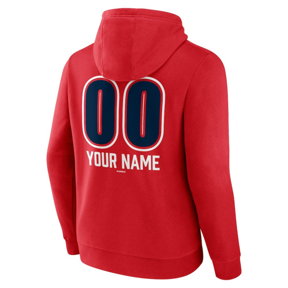 Boston Red Sox Personalized Name & Number Fastball Pullover Hoodie | MLB US