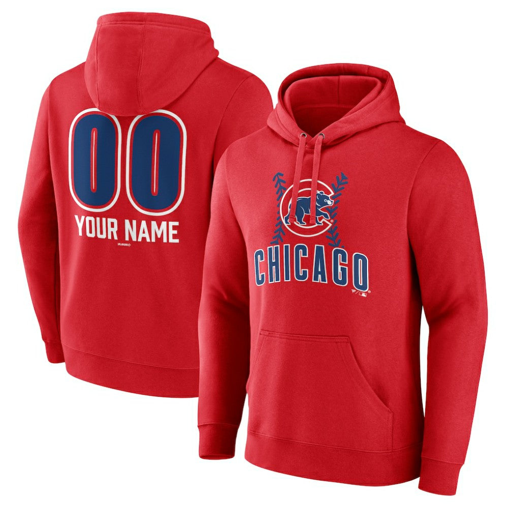 Chicago Cubs Personalized Name & Number Fastball Pullover Hoodie | MLB Online