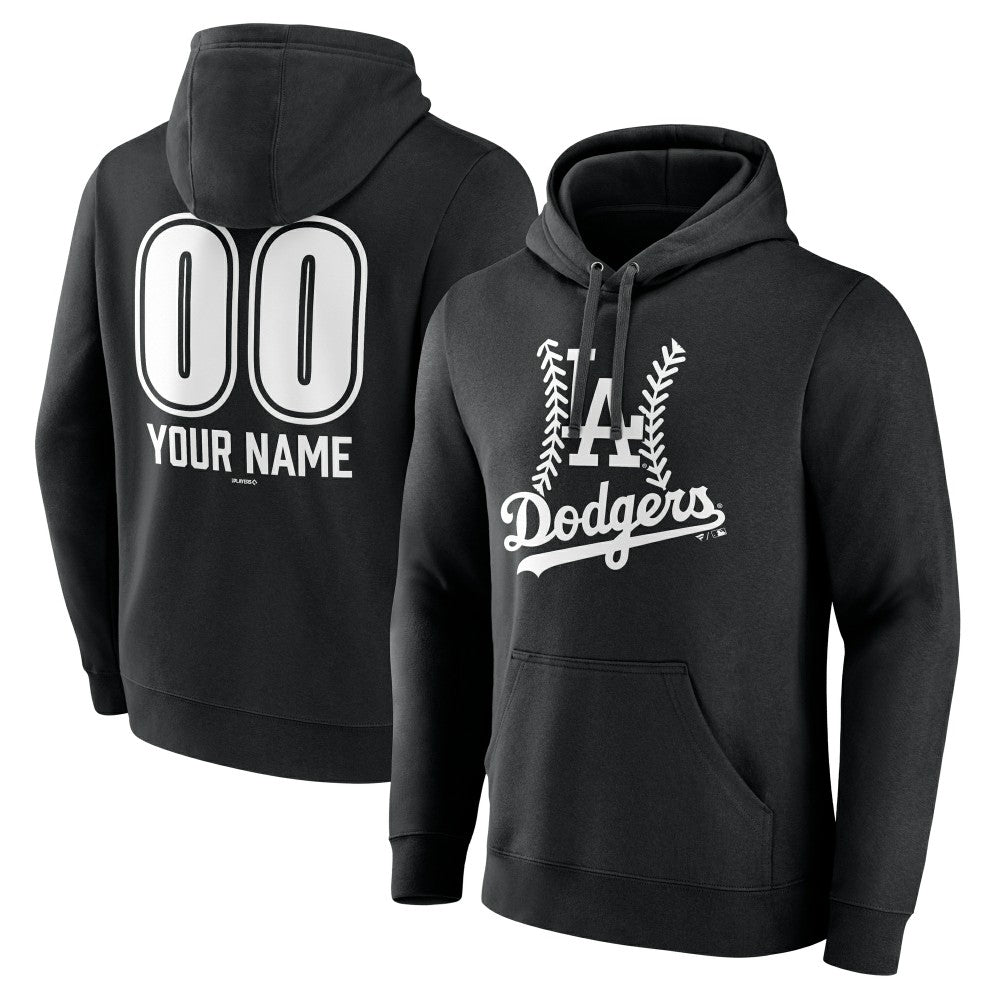 Los Angeles Dodgers Personalized Name & Number Fastball Pullover Hoodie | MLB US