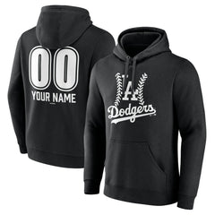Los Angeles Dodgers Personalized Name & Number Fastball Pullover Hoodie | MLB US