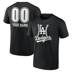 Los Angeles Dodgers Personalized Name & Number Fastball T-Shirt | MLB Near me