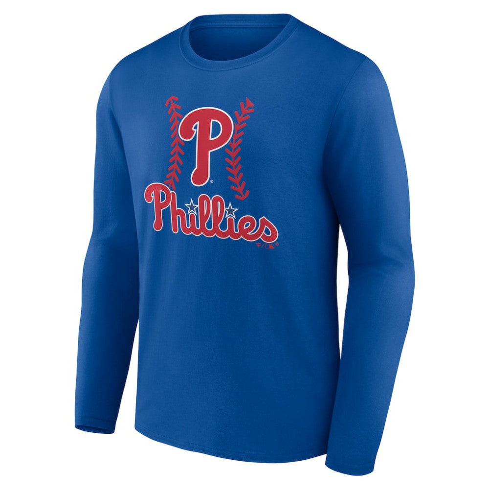 Philadelphia Phillies Personalized Name & Number Fastball Long Sleeve T-Shirt | MLB Discount