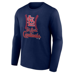 St. Louis Cardinals Personalized Name & Number Fastball Long Sleeve T-Shirt | MLB Online