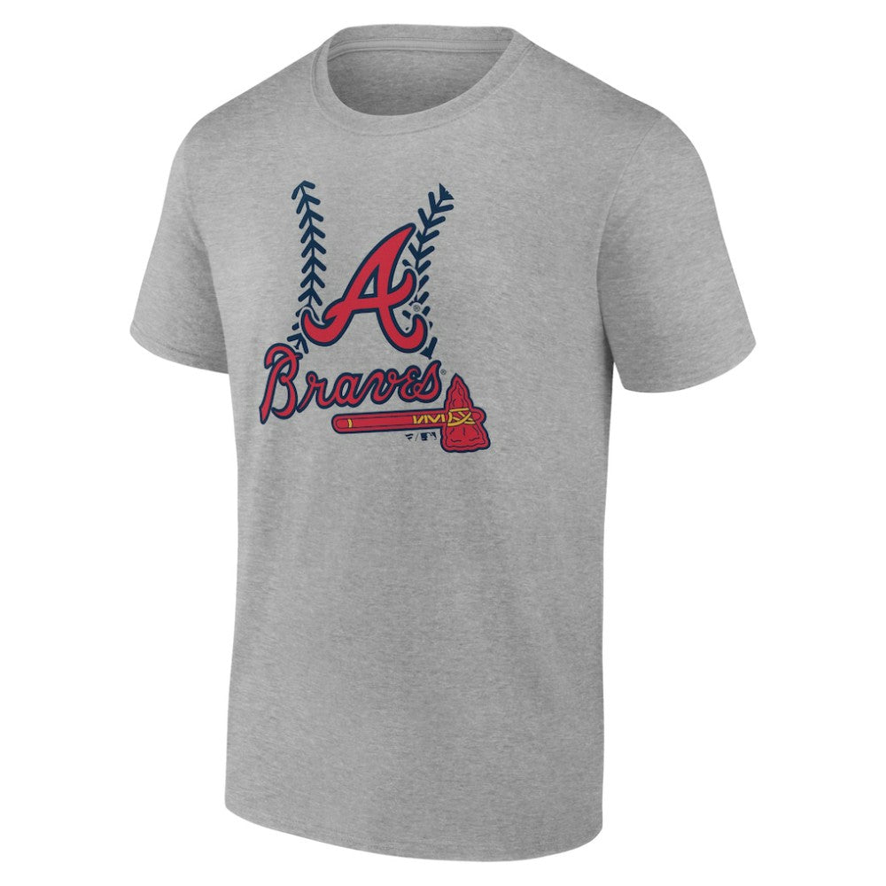 Atlanta Braves Personalized Name & Number Fastball T-Shirt | MLB New