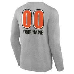Baltimore Orioles Personalized Name & Number Fastball Long Sleeve T-Shirt | MLB On Sale