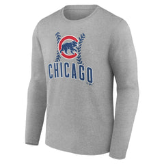 Chicago Cubs Personalized Name & Number Fastball Long Sleeve T-Shirt | MLB US