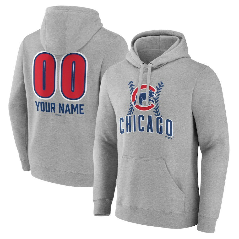 Chicago Cubs Personalized Name & Number Fastball Pullover Hoodie | MLB Shop