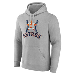 Houston Astros Personalized Name & Number Fastball Pullover Hoodie | MLB New