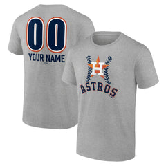 Houston Astros Personalized Name & Number Fastball T-Shirt | MLB Outlet