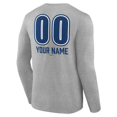 Los Angeles Dodgers Personalized Name & Number Fastball Long Sleeve T-Shirt | MLB Sale