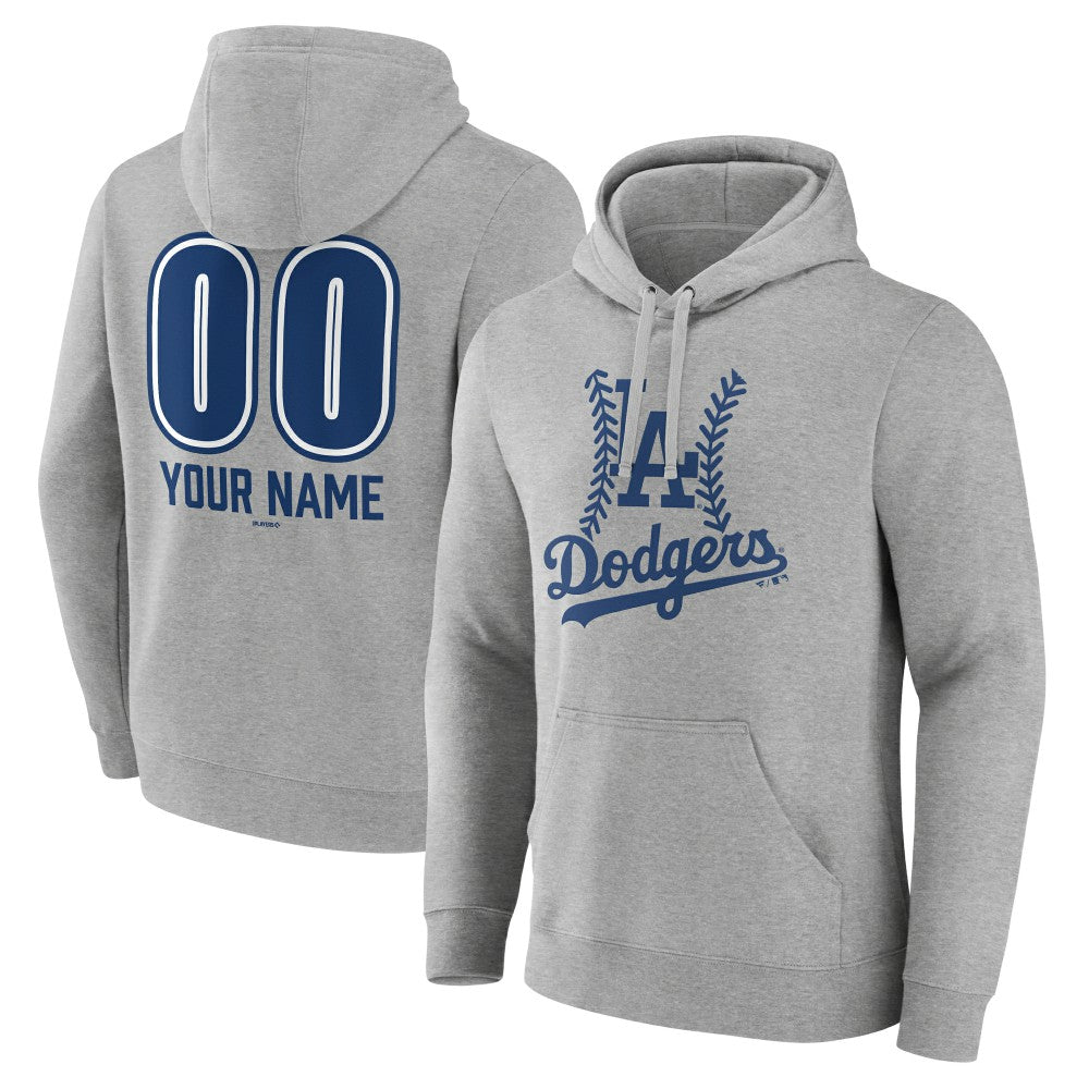 Los Angeles Dodgers Personalized Name & Number Fastball Pullover Hoodie | MLB Sale