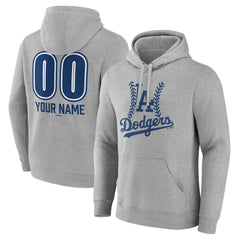 Los Angeles Dodgers Personalized Name & Number Fastball Pullover Hoodie | MLB Sale