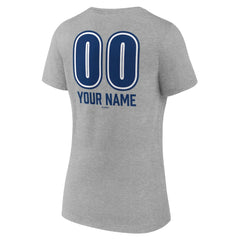 Los Angeles Dodgers Women's Personalized Name & Number Fastball V-Neck T-Shirt | MLB Shop