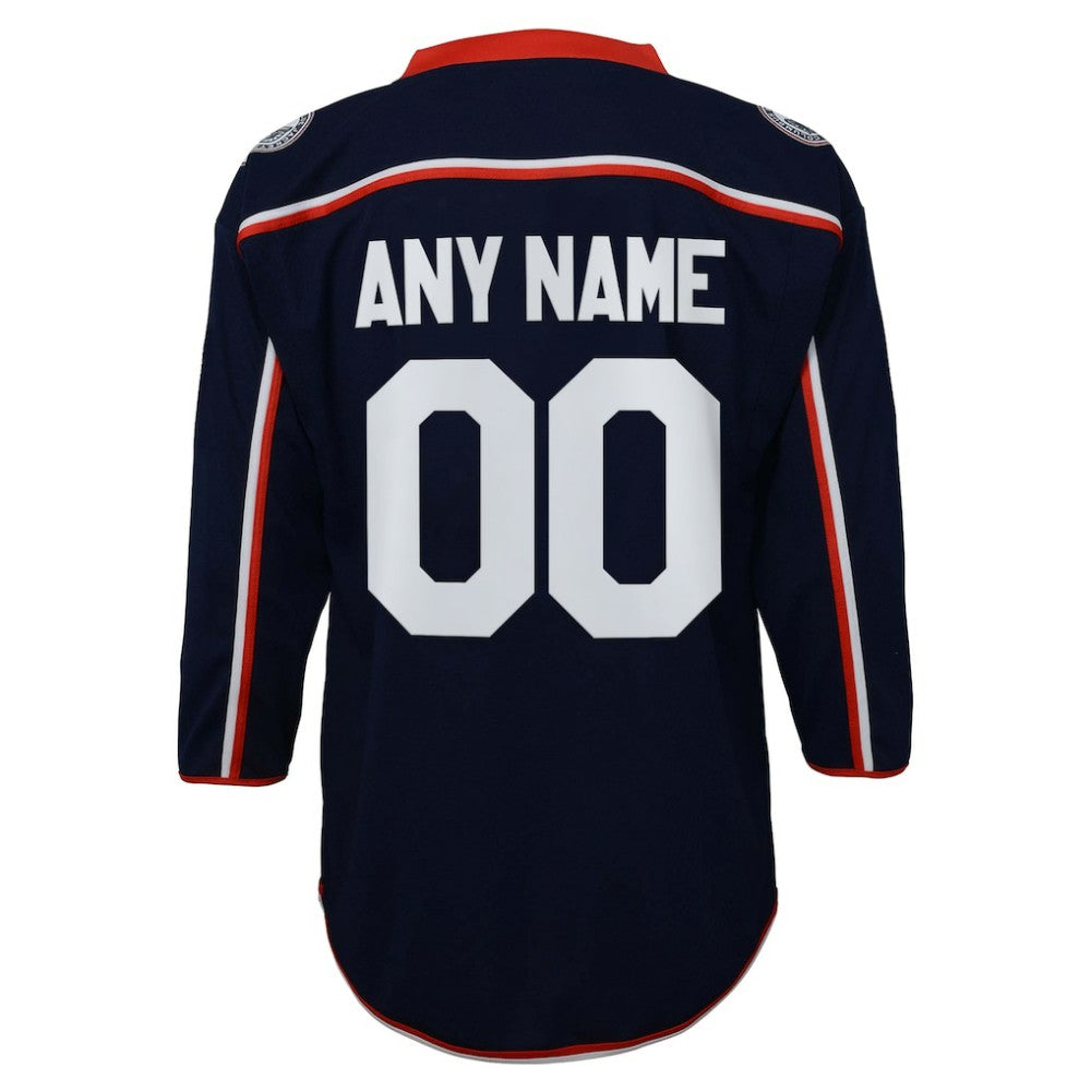 Columbus Blue Jackets Youth Home Replica Custom Jersey Sale
