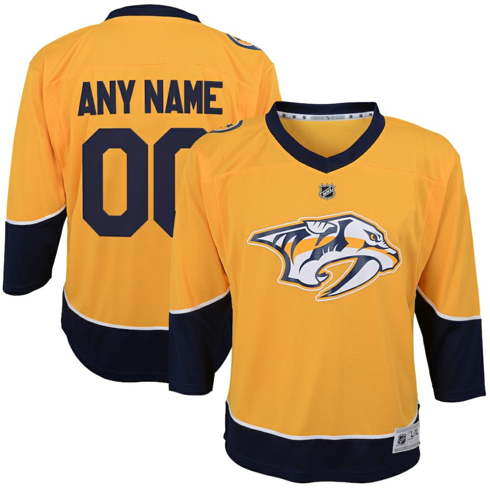 Nashville Predators Youth Home Replica Custom Jersey Sale
