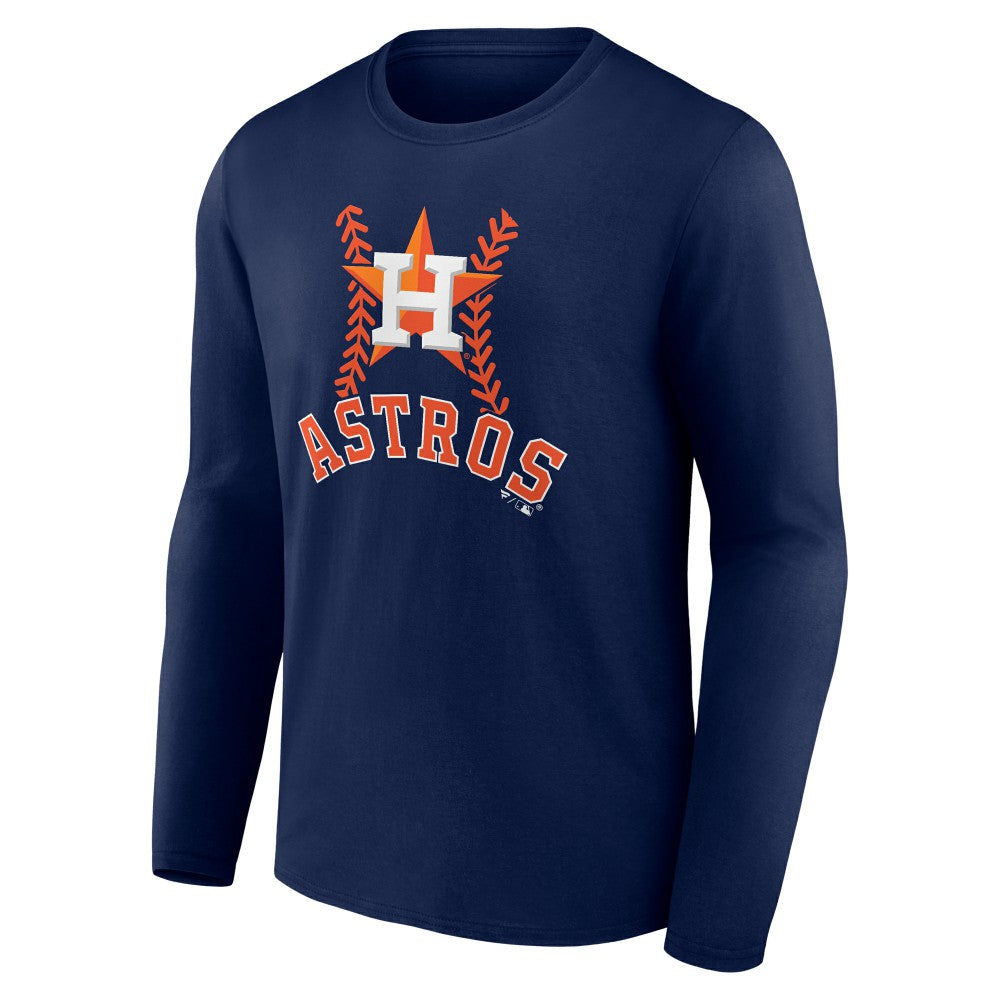 Yordan Alvarez Houston Astros Fastball Player Name & Number Long Sleeve T-Shirt | MLB New