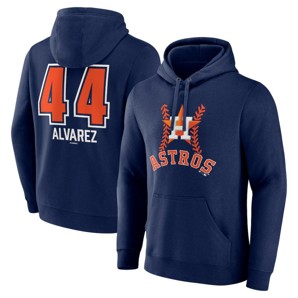 Yordan Alvarez Houston Astros Fastball Player Name & Number Pullover Hoodie | MLB Near me