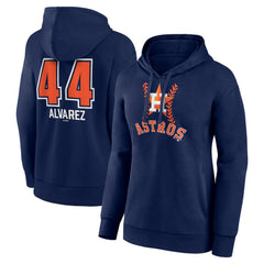 Yordan Alvarez Houston Astros Women's Fastball Player Name & Number Pullover Hoodie | MLB For sale