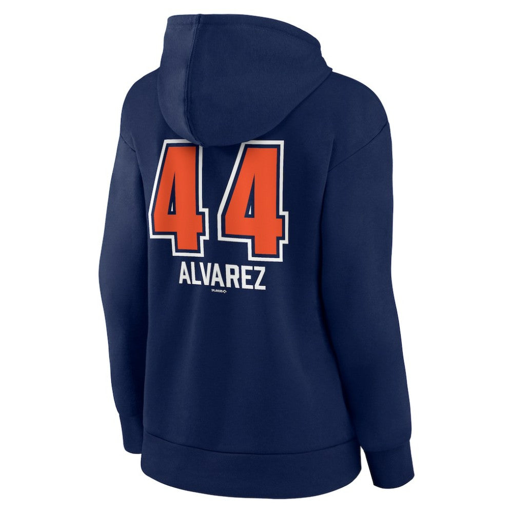 Yordan Alvarez Houston Astros Women's Fastball Player Name & Number Pullover Hoodie | MLB For sale