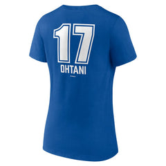 Shohei Ohtani Los Angeles Dodgers Women's Fastball Player Name & Number V-Neck T-Shirt | MLB US