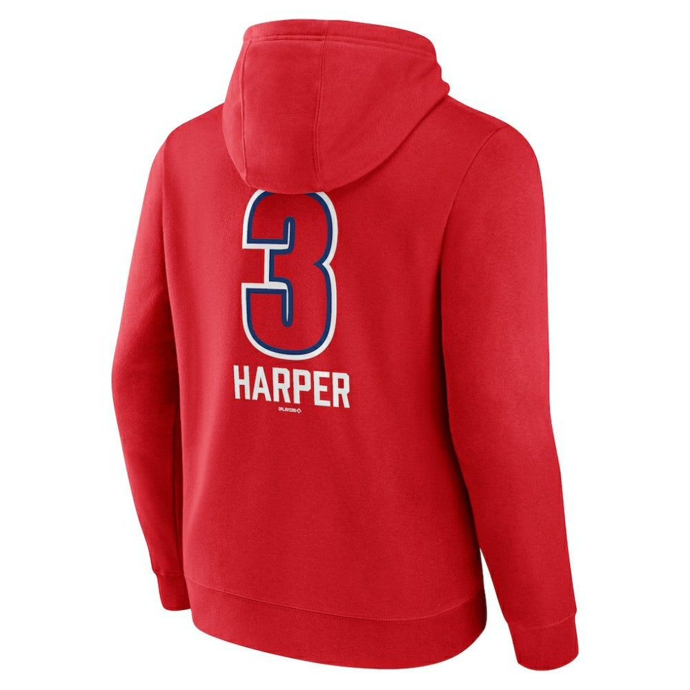 Bryce Harper Philadelphia Phillies Fastball Player Name & Number Pullover Hoodie | MLB For sale
