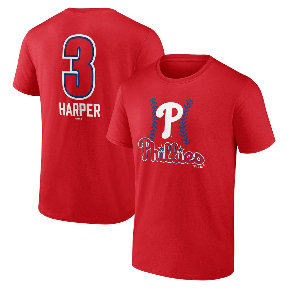 Bryce Harper Philadelphia Phillies Fastball Player Name & Number T-Shirt | MLB Outlet