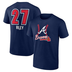 Austin Riley Atlanta Braves Fastball Player Name & Number T-Shirt | MLB For sale
