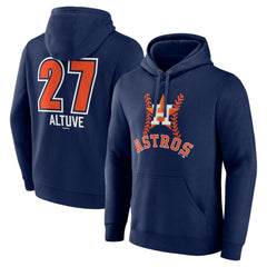 Jose Altuve Houston Astros Fastball Player Name & Number Pullover Hoodie | MLB New