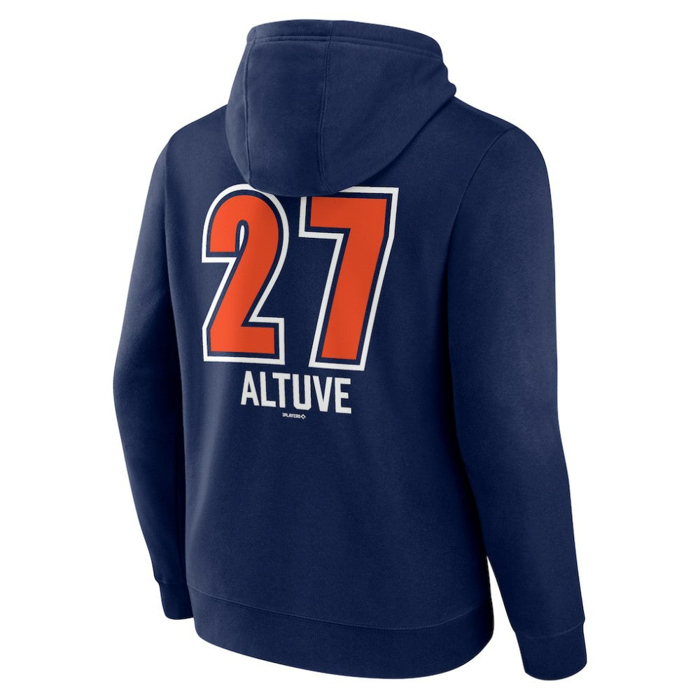 Jose Altuve Houston Astros Fastball Player Name & Number Pullover Hoodie | MLB New