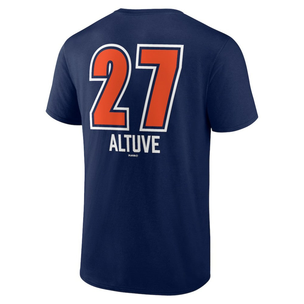 Jose Altuve Houston Astros Fastball Player Name & Number T-Shirt | MLB For sale