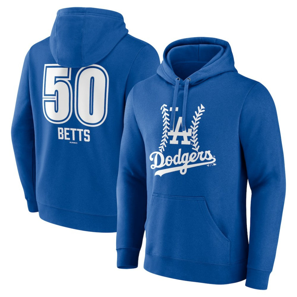 Mookie Betts Los Angeles Dodgers Fastball Player Name & Number Pullover Hoodie | MLB Shop