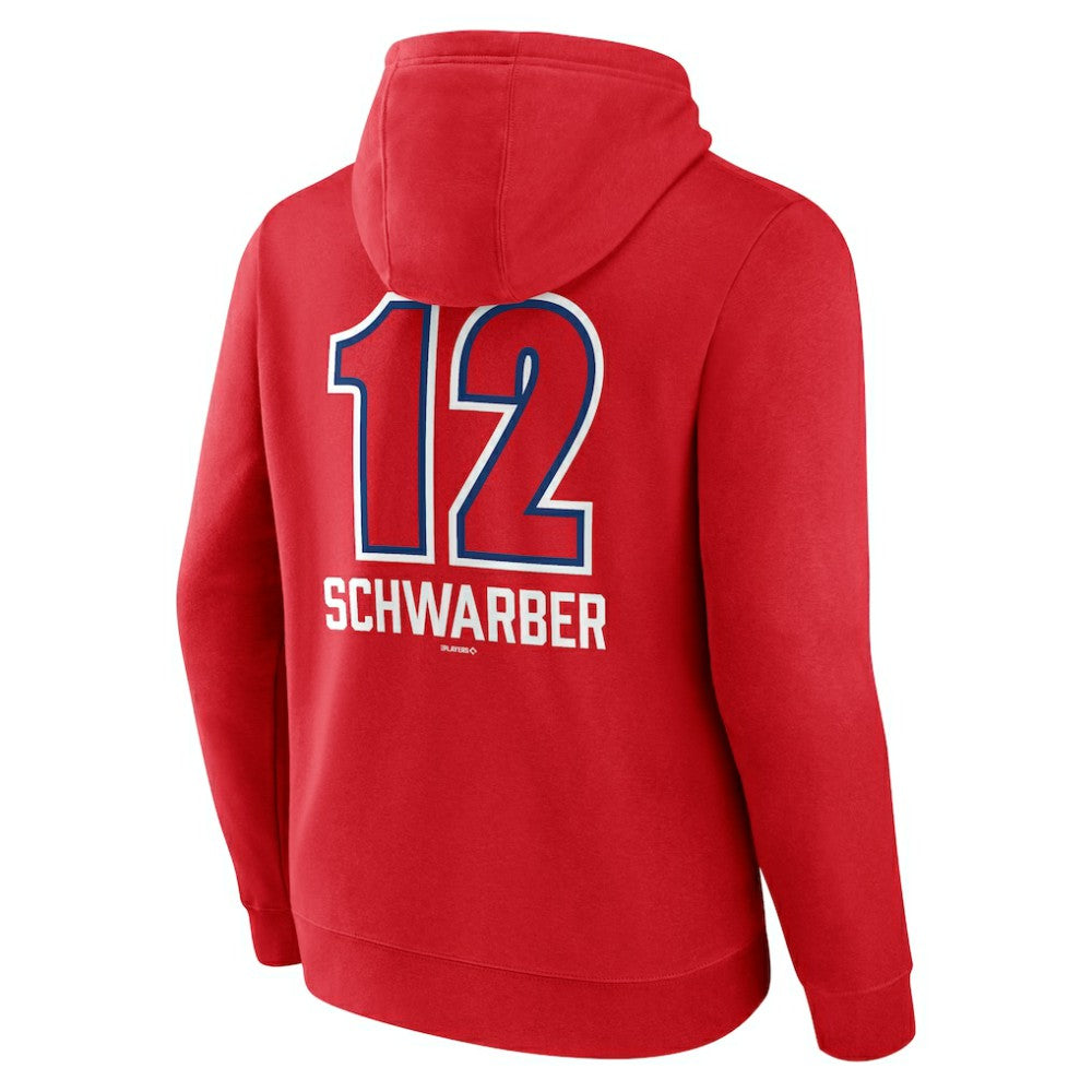 Kyle Schwarber Philadelphia Phillies Fastball Player Name & Number Pullover Hoodie | MLB On Sale