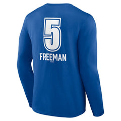 Freddie Freeman Los Angeles Dodgers Fastball Player Name & Number Long Sleeve T-Shirt | MLB US