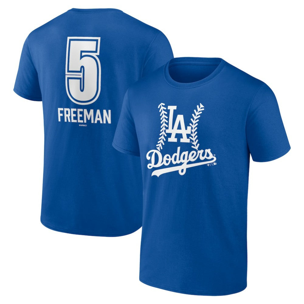 Freddie Freeman Los Angeles Dodgers Fastball Player Name & Number T-Shirt | MLB On Sale