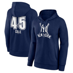 Gerrit Cole New York Yankees Women's Fastball Player Name & Number Pullover Hoodie | MLB For sale
