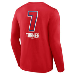 Trea Turner Philadelphia Phillies Fastball Player Name & Number Long Sleeve T-Shirt | MLB Online