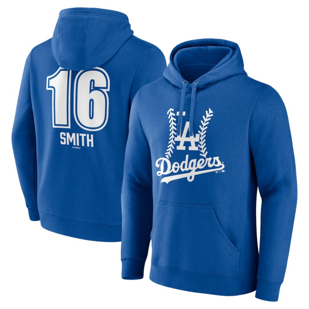 Will Smith Los Angeles Dodgers Fastball Player Name & Number Pullover Hoodie | MLB For sale