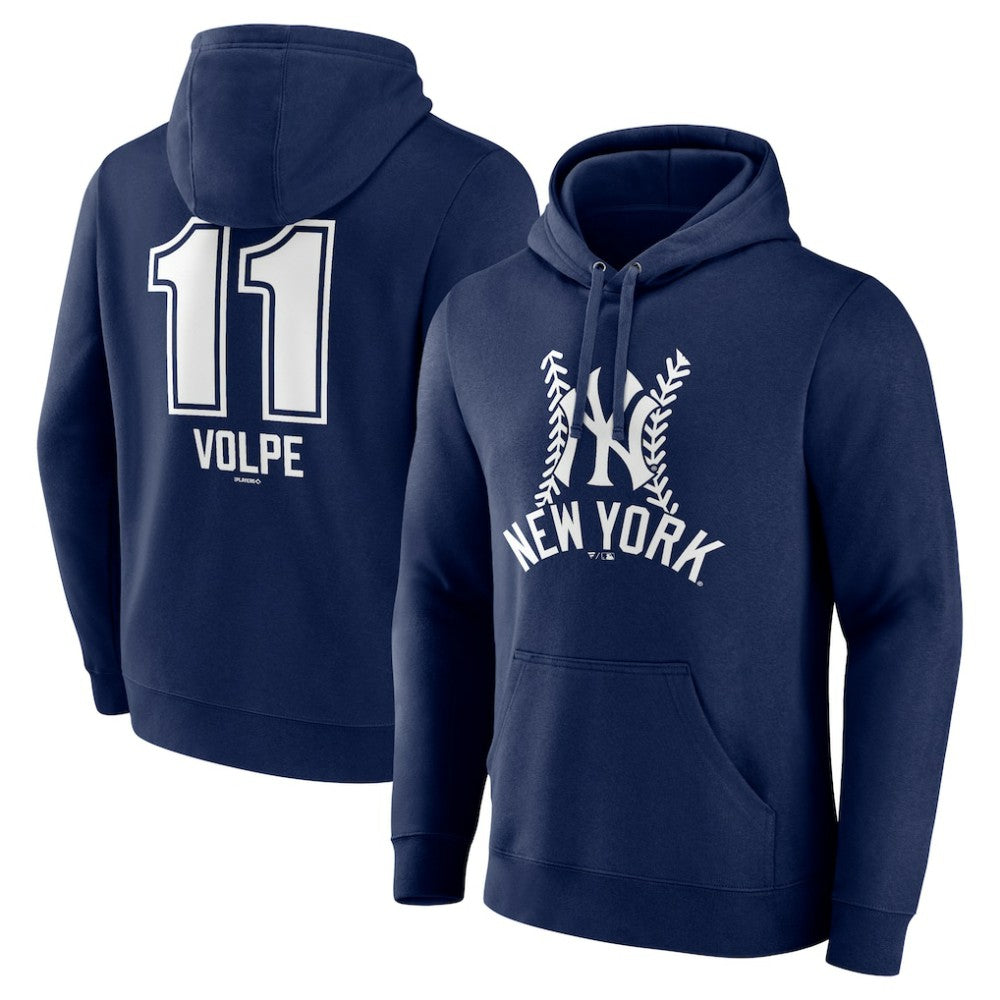 Anthony Volpe New York Yankees Fastball Player Name & Number Pullover Hoodie | MLB Outlet