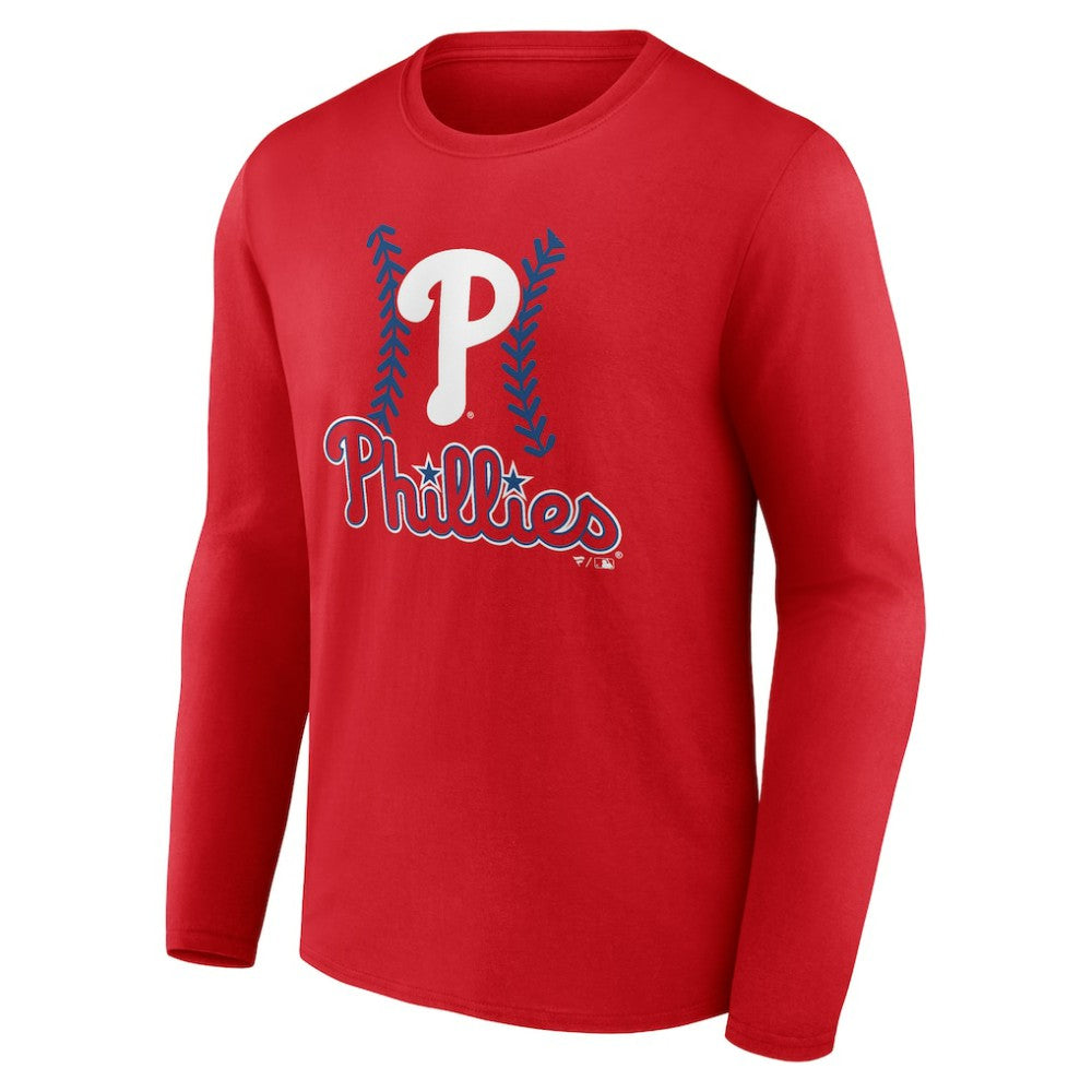 J.T. Realmuto Philadelphia Phillies Fastball Player Name & Number Long Sleeve T-Shirt | MLB Near me