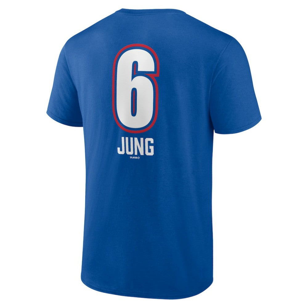 Josh Jung Texas Rangers Fastball Player Name & Number T-Shirt | MLB For sale