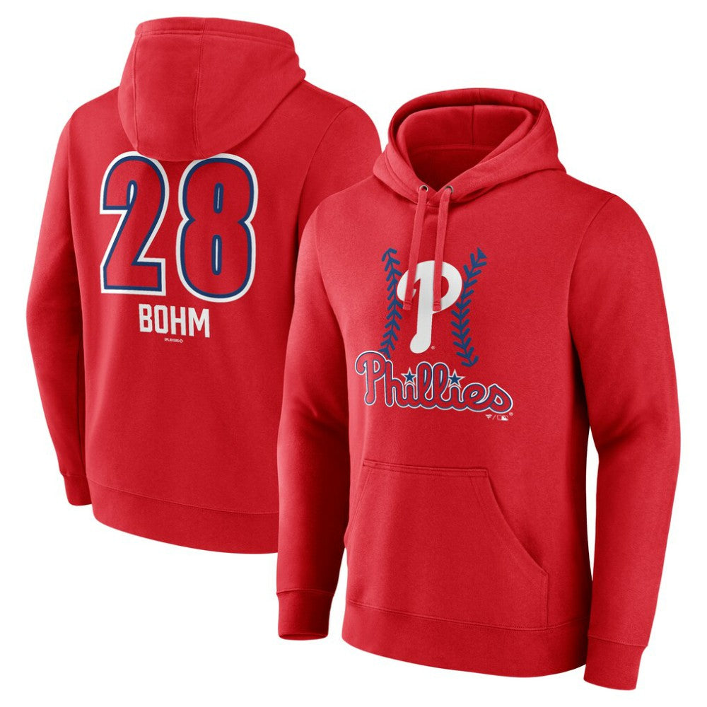Alec Bohm Philadelphia Phillies Fastball Player Name & Number Pullover Hoodie | MLB Shop