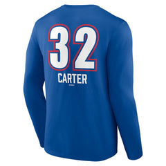 Evan Carter Texas Rangers Fastball Player Name & Number Long Sleeve T-Shirt | MLB Near me